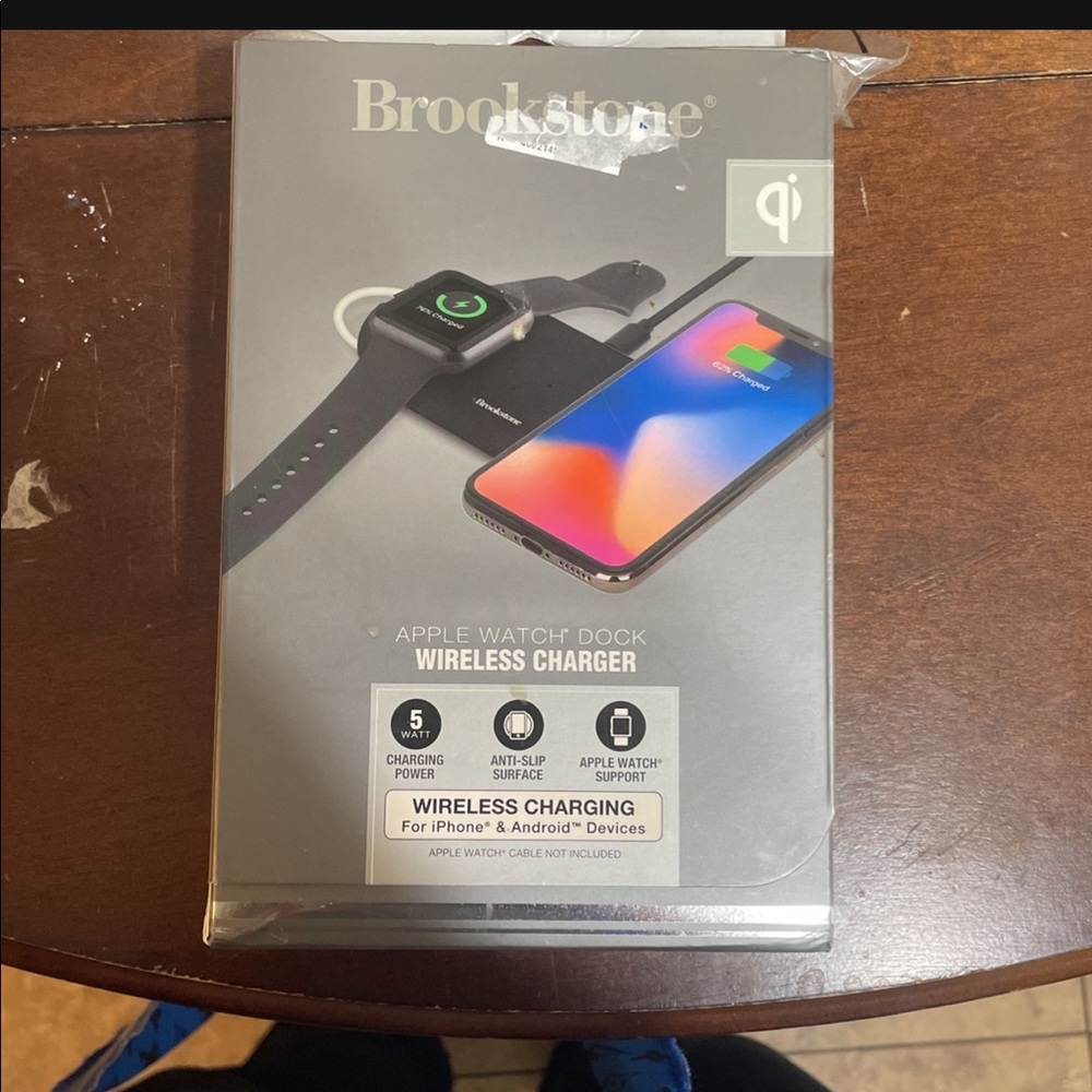 Brookstone Apple Watch Dock Wireless Charger